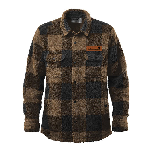 Manteau à carreaux unisexe