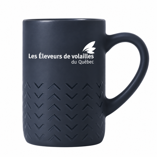 Tasse céramique 13oz avec motif à chevron
