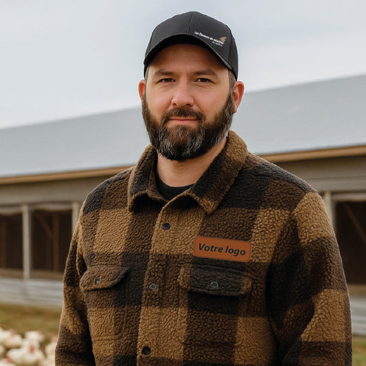 Manteau à carreaux unisexe - VOTRE LOGO