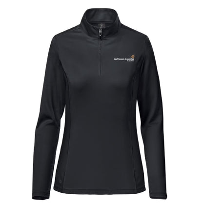 Chandail 1/4 de zip pour femme