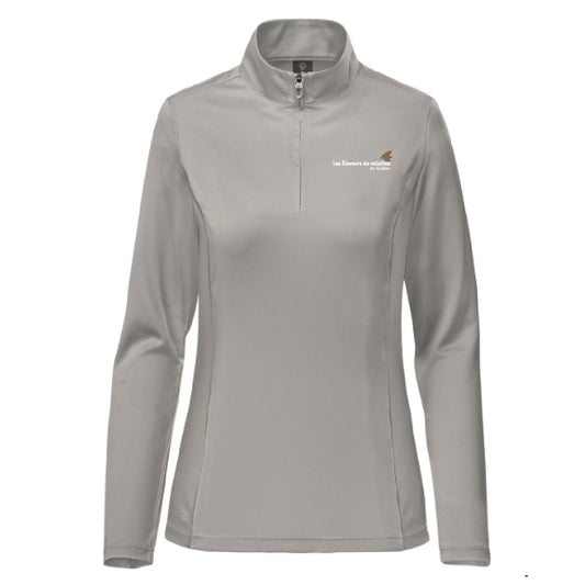 Chandail 1/4 de zip pour femme