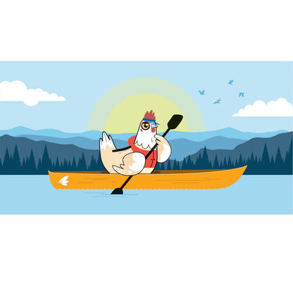 EN PROMOTION Serviette de plage - Le poulet en vacances
